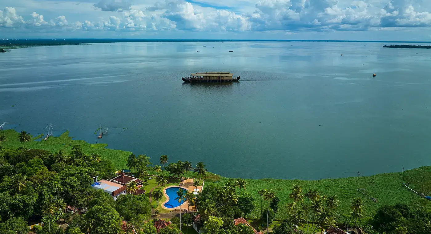 World Backwaters, Backwater Resort , Vembanad Lake, Alappuzha